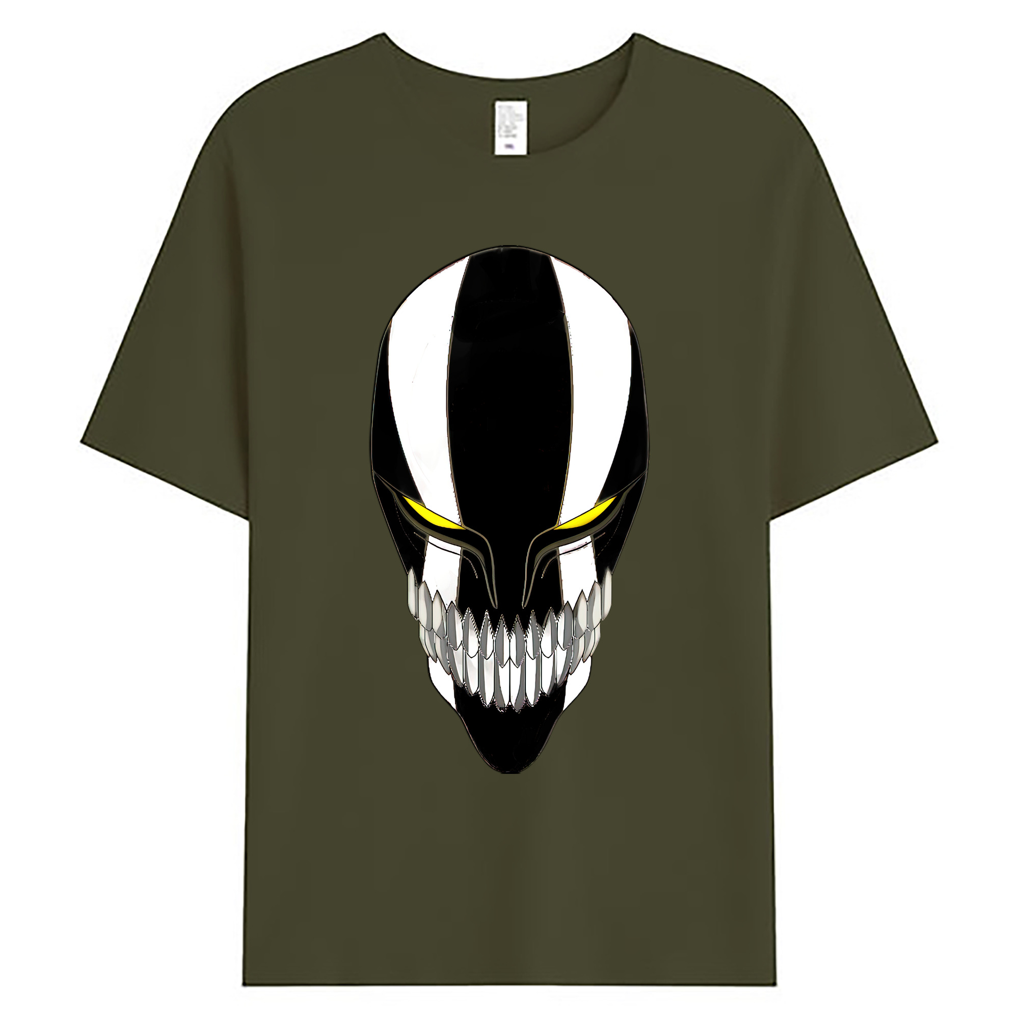 （画像用） ブリーチ 黒崎一護（くろさき いちご）BLEACH Kurosaki Ichigo 綿100％ メンズ半袖Tシャツ｜肌触りやわらか＆通気性